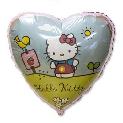 Шар 18" Hello Kitty в саду Шар 18" Hello Kitty в саду