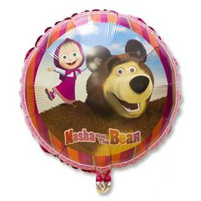 Шар фольгированный 18" Маша и Медведь Шар фольгированный 18" Маша и Медведь