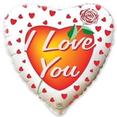 Шар 18" ILY Роза Шар 18" ILY Роза