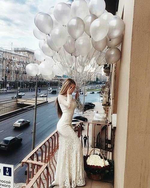 Облако шаров Серебряный жемчуг 25 шт