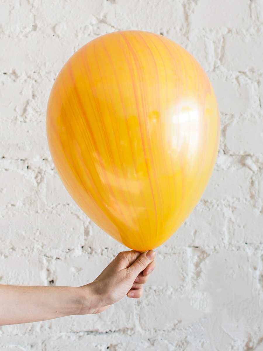 Шар Супер Агат Yellow Orange жёлто-оранжевый Шар Супер Агат Yellow Orange жёлто-оранжевый