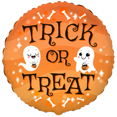 Шар 18" TRICK OR TREAT Хэллоуин Шар 18" TRICK OR TREAT Хэллоуин