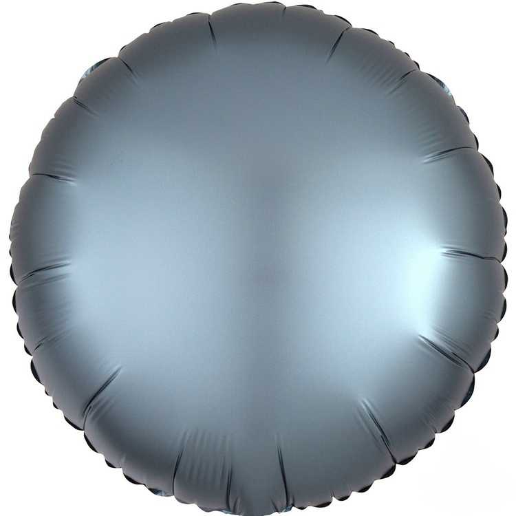 Шар круг 18" Сатин Steel Blue
