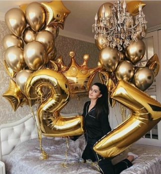 Воздушные шары "Gold 15"