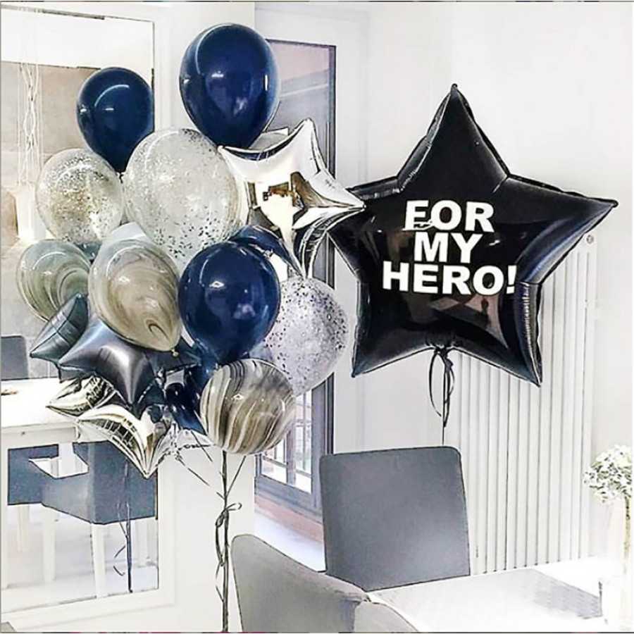Воздушные шары "For my hero!" Воздушные шары "For my hero!"