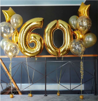 Воздушные шары "60"